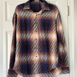 Bugatchi shaped fit dress shirt